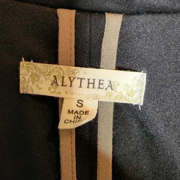 Alythea suede long  belted cardigan vest. - Picture 3 of 16